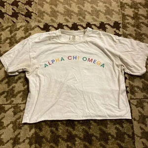 AXO Alpha Chi Omega Crop Top